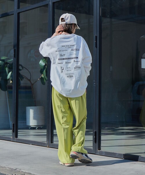 PENNEYS（ぺニーズ）の「Penneys（ぺニーズ）別注フォトプリントロングスリーブＴシャツ（Tシャツ/カットソー・レディース・オフホワイト/その他1/その他2・M/L）」の10枚目の写真