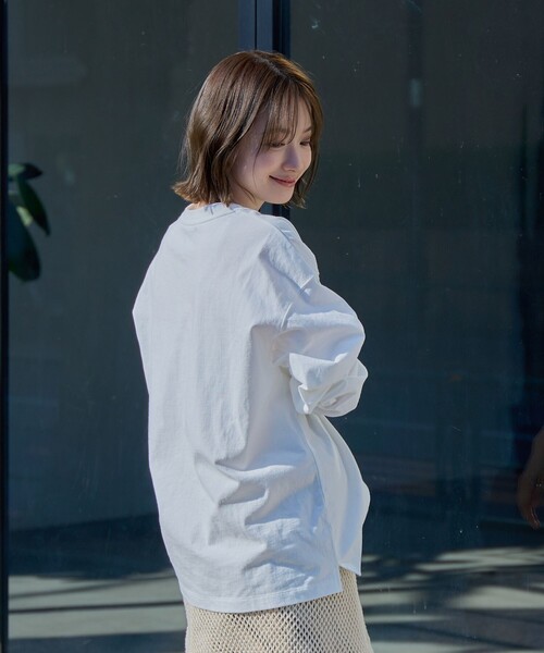 PENNEYS（ぺニーズ）の「Penneys（ぺニーズ）別注フォトプリントロングスリーブＴシャツ（Tシャツ/カットソー・レディース・オフホワイト/その他1/その他2・M/L）」の13枚目の写真