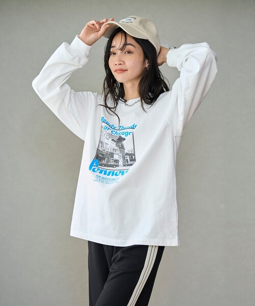 PENNEYS（ぺニーズ）の「Penneys（ぺニーズ）別注フォトプリントロングスリーブＴシャツ（Tシャツ/カットソー・レディース・オフホワイト/その他1/その他2・M/L）」の22枚目の写真