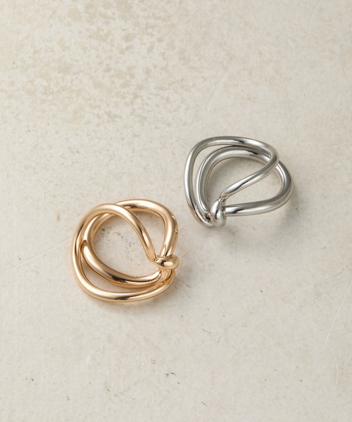 COLONY 2139（コロニートゥーワンスリーナイン）の「2WAYコネクトダブルリング（リング・レディース・シルバー/ゴールド・FREE）」の3枚目の写真