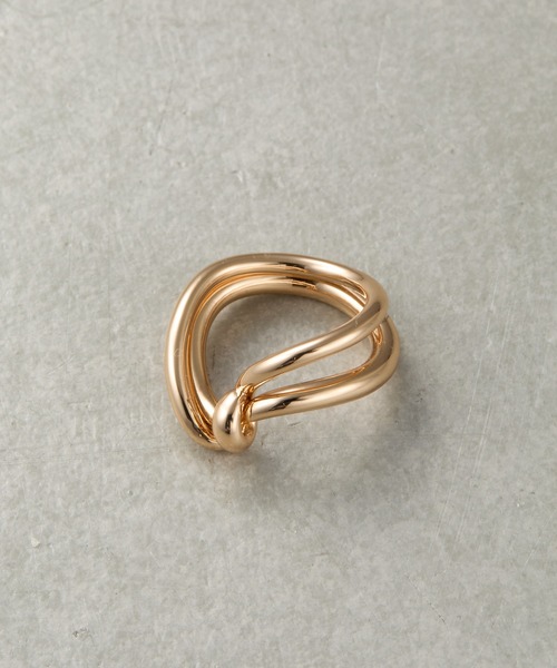 COLONY 2139（コロニートゥーワンスリーナイン）の「2WAYコネクトダブルリング（リング・レディース・シルバー/ゴールド・FREE）」の7枚目の写真