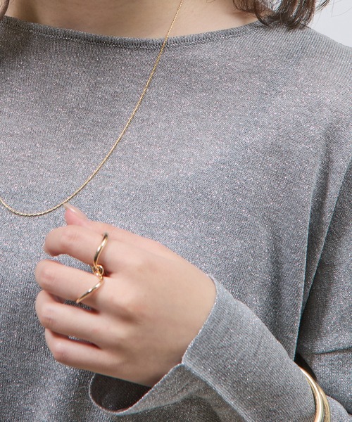 COLONY 2139（コロニートゥーワンスリーナイン）の「2WAYコネクトダブルリング（リング・レディース・シルバー/ゴールド・FREE）」の10枚目の写真