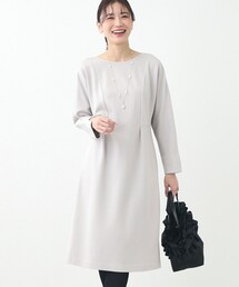 【夏SALE】ドルマンスリーブストレートシルエットワンピース
