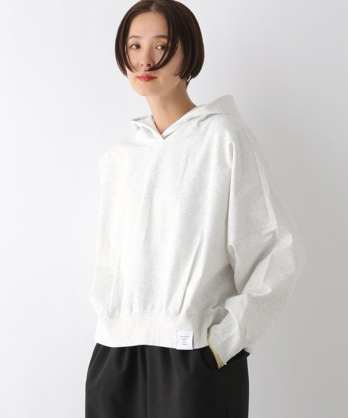 LEPSIM（レプシィム）の「裾タックパーカー　288742（パーカー・レディース・イエロー/ネイビー/杢グレー・FREE）」の3枚目の写真