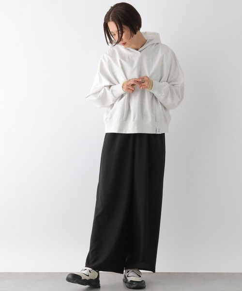 LEPSIM（レプシィム）の「裾タックパーカー　288742（パーカー・レディース・イエロー/ネイビー/杢グレー・FREE）」の5枚目の写真