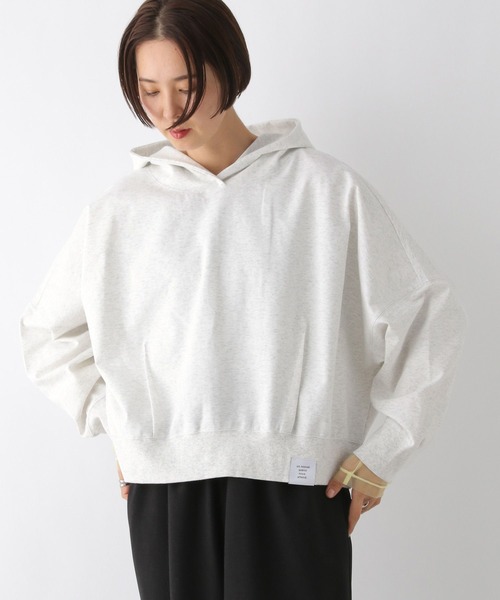 LEPSIM（レプシィム）の「裾タックパーカー　288742（パーカー・レディース・イエロー/ネイビー/杢グレー・FREE）」の7枚目の写真