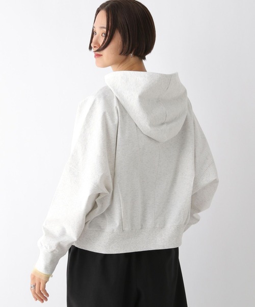 LEPSIM（レプシィム）の「裾タックパーカー　288742（パーカー・レディース・イエロー/ネイビー/杢グレー・FREE）」の8枚目の写真