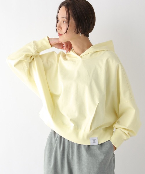 LEPSIM（レプシィム）の「裾タックパーカー　288742（パーカー・レディース・イエロー/ネイビー/杢グレー・FREE）」の13枚目の写真