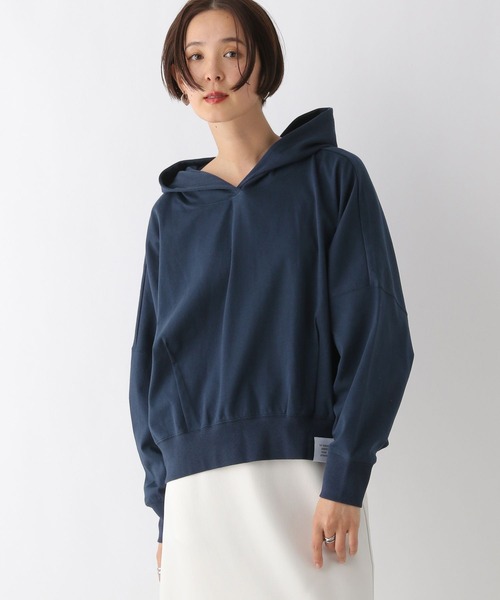 LEPSIM（レプシィム）の「裾タックパーカー　288742（パーカー・レディース・イエロー/ネイビー/杢グレー・FREE）」の18枚目の写真