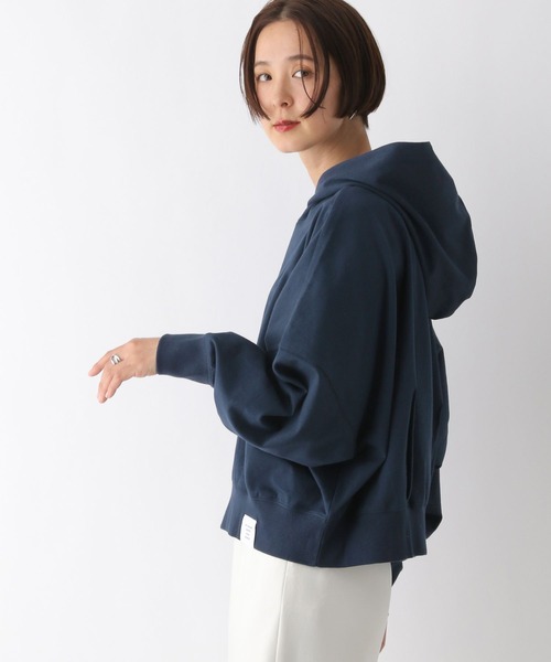 LEPSIM（レプシィム）の「裾タックパーカー　288742（パーカー・レディース・イエロー/ネイビー/杢グレー・FREE）」の19枚目の写真