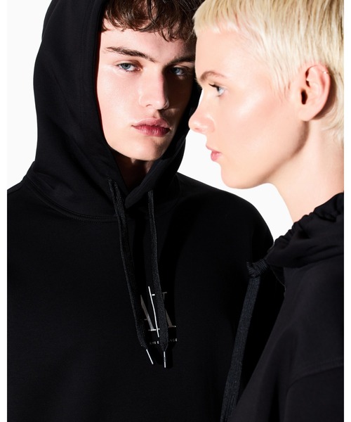 A|X アルマーニ エクスチェンジ】ICON フーデッドスウェットパーカー