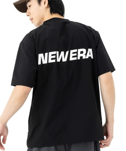 NEW ERA(ニューエラ)の「ニューエラアウトドア 半袖Tシャツ 撥水 水陸両用(Tシャツ/カットソー・メンズ・ブラック/ベージュ・L/S/M/XL/XXL)」の1枚目の写真