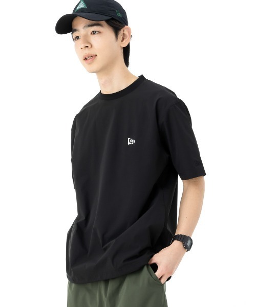 NEW ERA(ニューエラ)の「ニューエラアウトドア 半袖Tシャツ 撥水 水陸両用(Tシャツ/カットソー・メンズ・ブラック/ベージュ・L/S/M/XL/XXL)」の6枚目の写真
