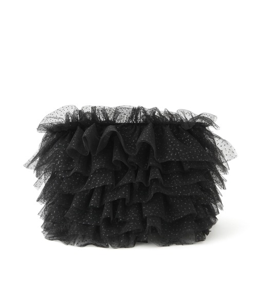 ROPE' PICNIC(ロペピクニック)の「キラキラシアーフリルチェーンショルダーバッグ(ショルダーバッグ・レディース・ライトグレー/ブラック/キナリ・FREE)」の19枚目の写真