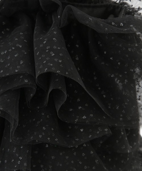 ROPE' PICNIC(ロペピクニック)の「キラキラシアーフリルチェーンショルダーバッグ(ショルダーバッグ・レディース・ライトグレー/ブラック/キナリ・FREE)」の17枚目の写真