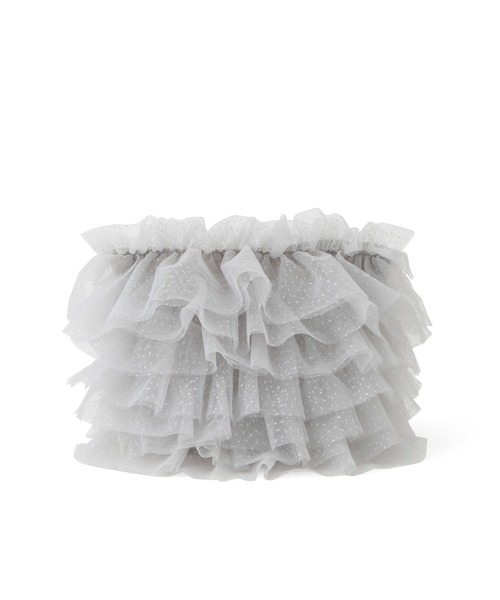 ROPE' PICNIC(ロペピクニック)の「キラキラシアーフリルチェーンショルダーバッグ(ショルダーバッグ・レディース・ライトグレー/ブラック/キナリ・FREE)」の16枚目の写真