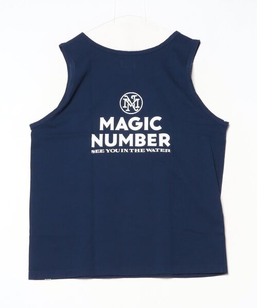 MAGIC NUMBER(マジック ナンバー)の「【MAGIC NUMBER】 STOCK LOGO US COTTON TANK ストックロゴユーエスコットンタンク(タンクトップ・メンズ・ネイビー/オフホワイト・MEDIUM/LARGE/X-LARGE)」の10枚目の写真