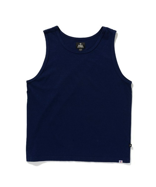 MAGIC NUMBER(マジック ナンバー)の「【MAGIC NUMBER】 STOCK LOGO US COTTON TANK ストックロゴユーエスコットンタンク(タンクトップ・メンズ・ネイビー/オフホワイト・MEDIUM/LARGE/X-LARGE)」の6枚目の写真