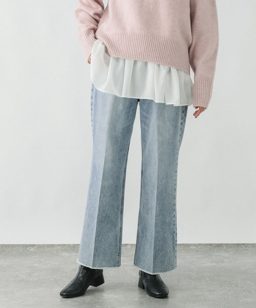 GLOBAL WORK（グローバルワーク）の「GOODデニムフレアパンツ
