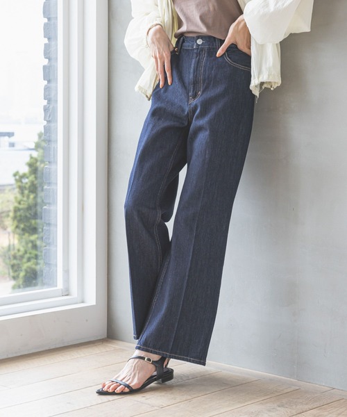 セール】GOODデニムフレアパンツ/209743（デニムパンツ）｜GLOBAL WORK