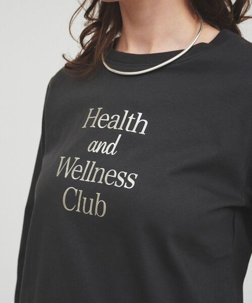 cloenc（クロエンス）の「【手洗い可】箔プリントロゴTシャツ（Tシャツ/カットソー・レディース・ホワイト/ライトグレー/スミクロ・02）」の19枚目の写真