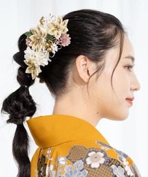 SOUBIEN（ソウビエン）の「flower髪飾り3点セット（和装小物・キッズ）」