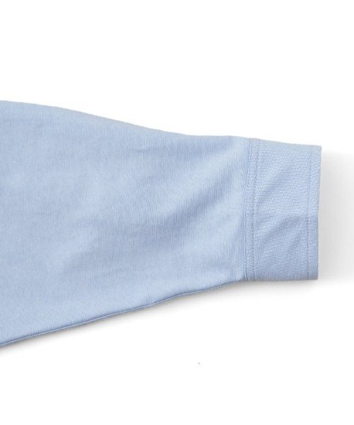 GLAZOS（グラソス）の「【大人向けサイズあり】オックス・ボタンダウン長袖シャツ（シャツ/ブラウス・キッズ・ホワイト/サックスブルー・S/M/L/LL）」の5枚目の写真