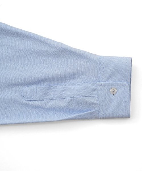 GLAZOS（グラソス）の「【大人向けサイズあり】オックス・ボタンダウン長袖シャツ（シャツ/ブラウス・キッズ・ホワイト/サックスブルー・S/M/L/LL）」の6枚目の写真