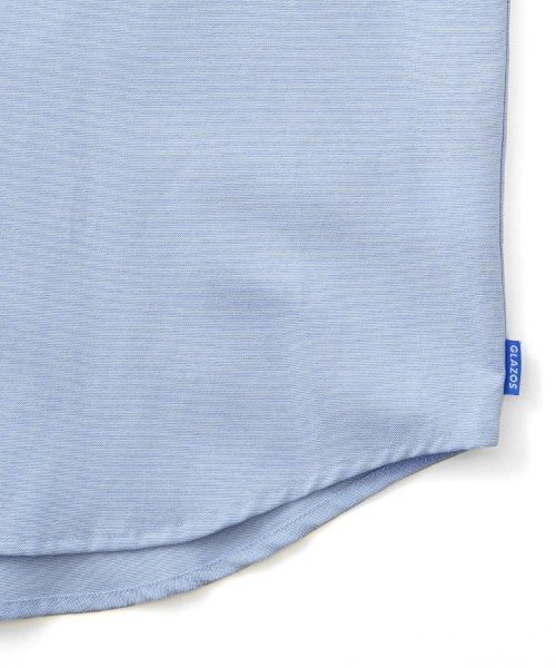 GLAZOS（グラソス）の「【大人向けサイズあり】オックス・ボタンダウン長袖シャツ（シャツ/ブラウス・キッズ・ホワイト/サックスブルー・S/M/L/LL）」の8枚目の写真