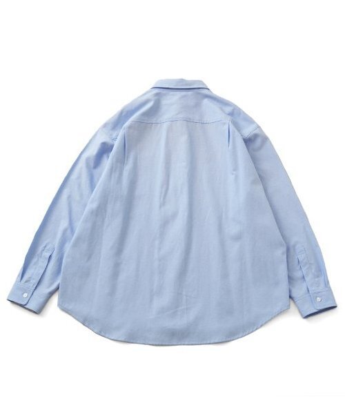 GLAZOS（グラソス）の「【大人向けサイズあり】オックス・ボタンダウン長袖シャツ（シャツ/ブラウス・キッズ・ホワイト/サックスブルー・S/M/L/LL）」の9枚目の写真