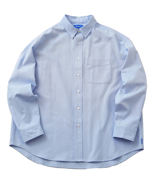 GLAZOS（グラソス）の「【大人向けサイズあり】オックス・ボタンダウン長袖シャツ（シャツ/ブラウス・キッズ・ホワイト/サックスブルー・S/M/L/LL）」の17枚目の写真