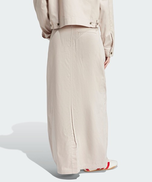 adidas（アディダス）の「総柄プリント マキシスカート / アディダスオリジナルス adidas Originals（スカート・レディース・ブラック/ベージュ・25inch/26inch/27inch/28inch/29inch/30inch/31inch/32inch/33inch/24inch）」の7枚目の写真