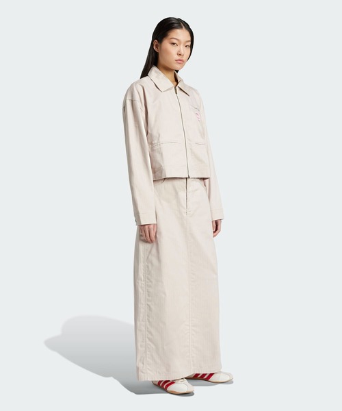 adidas（アディダス）の「総柄プリント マキシスカート / アディダスオリジナルス adidas Originals（スカート・レディース・ブラック/ベージュ・25inch/26inch/27inch/28inch/29inch/30inch/31inch/32inch/33inch/24inch）」の10枚目の写真