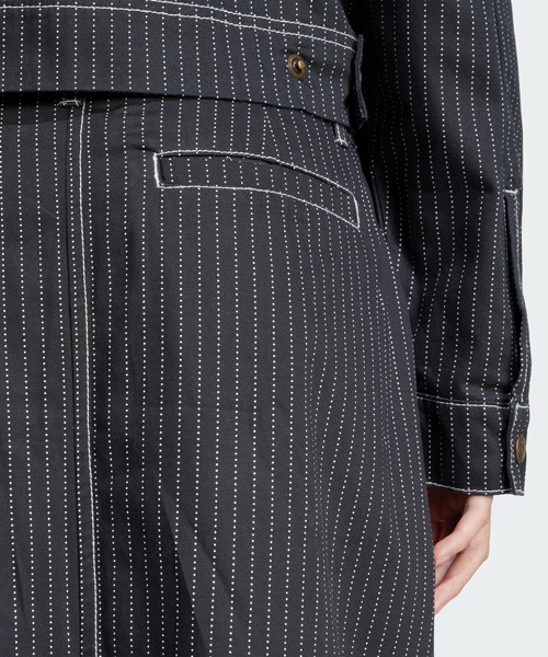 adidas（アディダス）の「総柄プリント マキシスカート / アディダスオリジナルス adidas Originals（スカート・レディース・ブラック/ベージュ・25inch/26inch/27inch/28inch/29inch/30inch/31inch/32inch/33inch/24inch）」の5枚目の写真