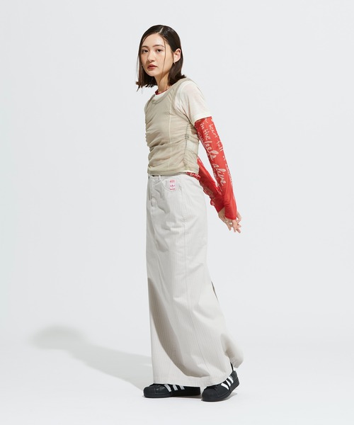 【adidas】総柄プリント マキシスカート ウォバッシュ ドット セール】総柄プリント マキシスカート / アディダスオリジナルス