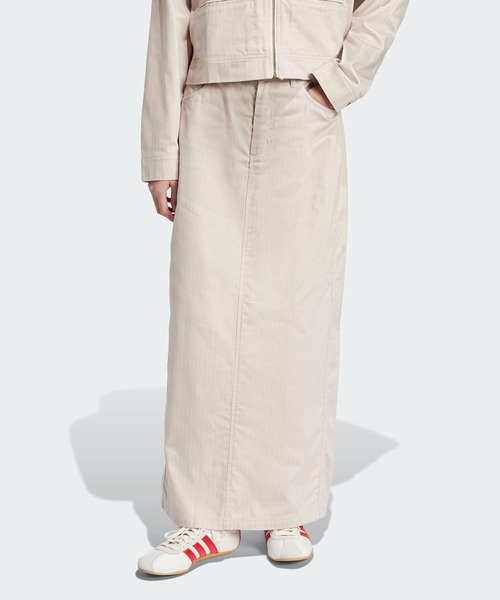 adidas（アディダス）の「総柄プリント マキシスカート / アディダスオリジナルス adidas Originals（スカート・レディース・ブラック/ベージュ・25inch/26inch/27inch/28inch/29inch/30inch/31inch/32inch/33inch/24inch）」の16枚目の写真