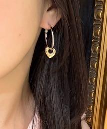 プチハートフープピアス