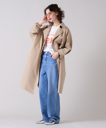 【新品未使用】Liesse リエス ウーリー トレンチコート
ミドル ショート丈 Liesse（リエス）の「ウェザートレンチコート（トレンチコート