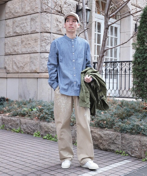 OMNIGOD mens / オムニゴッド] ALEX MILL×OMNIGOD ストライプ