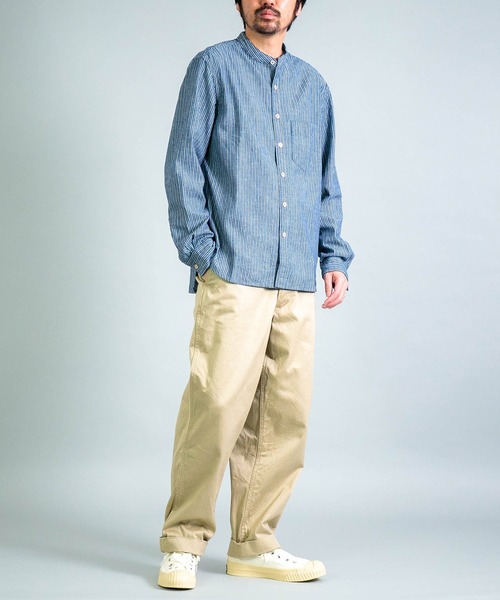 OMNIGOD mens / オムニゴッド] ALEX MILL×OMNIGOD ストライプ