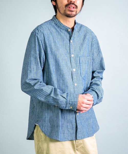 OMNIGOD mens / オムニゴッド] ALEX MILL×OMNIGOD ストライプ