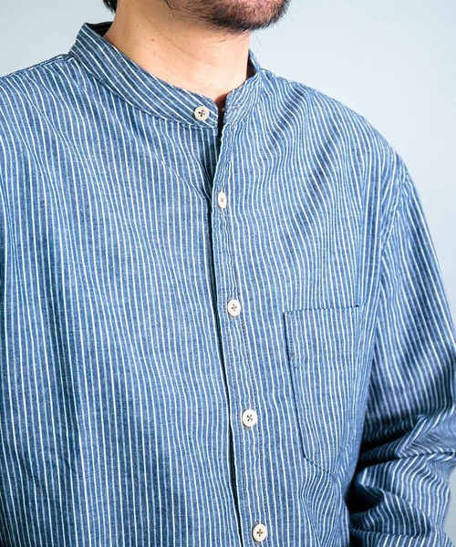 OMNIGOD mens / オムニゴッド] ALEX MILL×OMNIGOD ストライプ