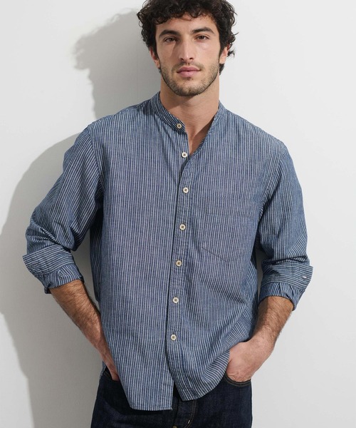 OMNIGOD mens / オムニゴッド] ALEX MILL×OMNIGOD ストライプ