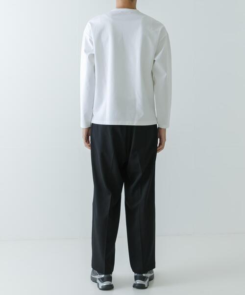 URBAN RESEARCH（アーバンリサーチ）の「new basic ウールツイルワイドスラックス（その他パンツ・メンズ・ブラック/チャコールグレー/ストライプ/チェック・SMALL/MEDIUM/LARGE）」の15枚目の写真