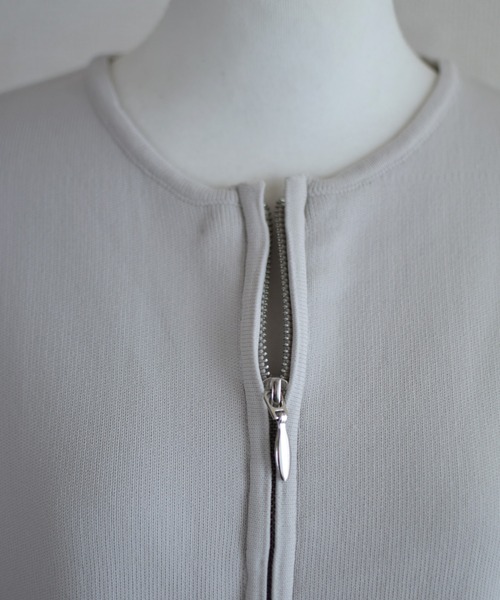 Marient(マリエント)の「ボリュームショルダージップCD(カーディガン/ボレロ・レディース・ライトグレー/チャコール・FREE)」の20枚目の写真