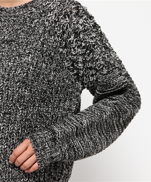 SLY（スライ）の「POPCORN LG TOPS-S（ニット/セーター・レディース・オフホワイト/ネイビー/マルチ・FREE）」の8枚目の写真