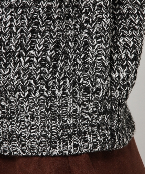 SLY（スライ）の「POPCORN LG TOPS-S（ニット/セーター・レディース・オフホワイト/ネイビー/マルチ・FREE）」の9枚目の写真