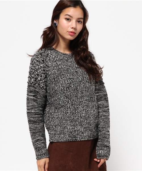 SLY（スライ）の「POPCORN LG TOPS-S（ニット/セーター・レディース・オフホワイト/ネイビー/マルチ・FREE）」の11枚目の写真