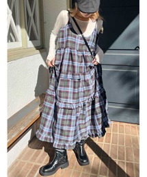 WC | 《EC限定★》ボリュームティアードキャミワンピース(ワンピース)