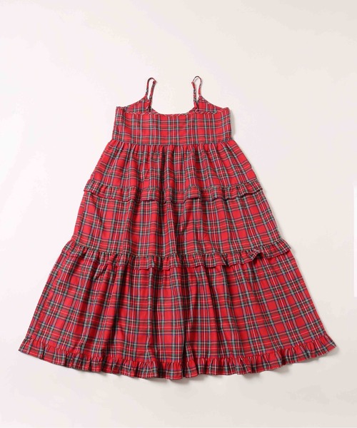 WC(ダブル シー)の「《EC限定★》ボリュームティアードキャミワンピース(ワンピース・レディース・ブルー/レッド/アイボリー・FREE)」の20枚目の写真